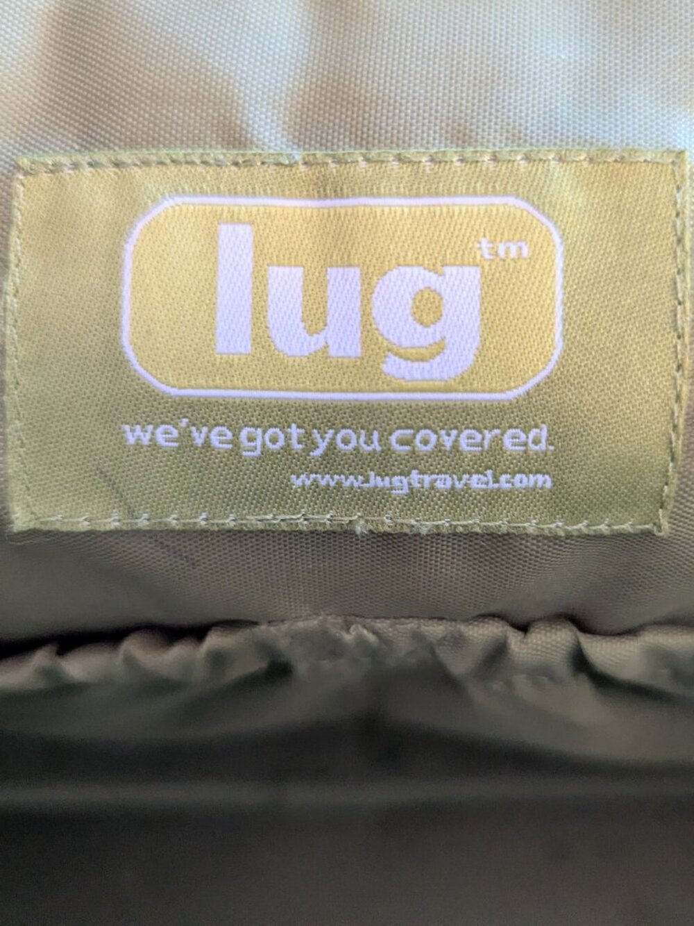 lug Olive Green Quilted Travel Tote Organizer Bag (OS)